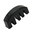 Black Rubber Quiet Practice Mute for 4/4 4-String Violin Viola Bass