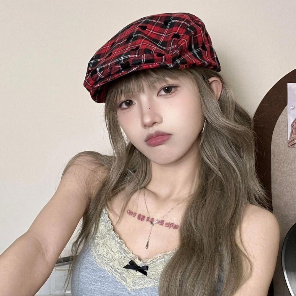Japanese Women's Beret Vintage Painter Cap Retro Newsboy Cap Streetwear