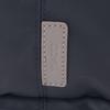 Isaac Twill Nylon Curved Shoulder Bag, Size S, 2004701, Navy (66)