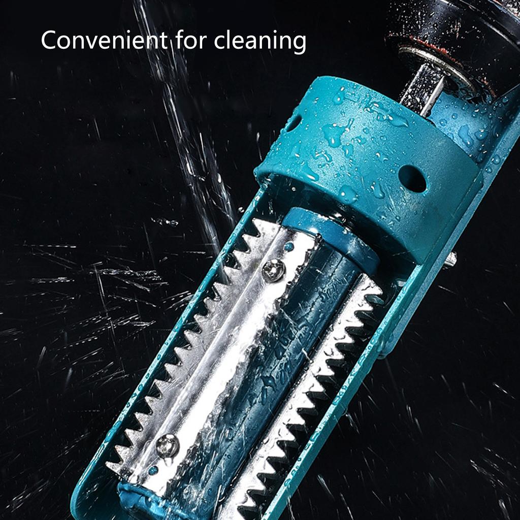 Electric Drill Fish Scaler Attachment 6 Razor Blades Labor Saving Design for Most Power Drills Easy To Clean