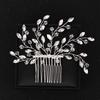Silver Color Crystal Women Hair Combs Headwear Bridal Hair Clip Wedding Hair Accessories Rhinestone Hair Combs Women Handmade