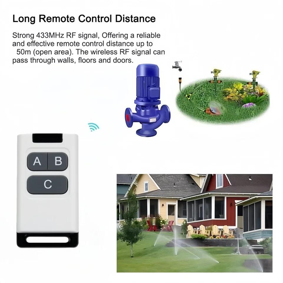 433MHz Universal RF Remote Control Learning Code Transmitter for Garage Door 2/4 Channels Cloning Duplicator