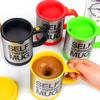 400ml Kaffeetasse mit Knopf Multifunktionaler Edelstahl Automatischer Rührkaffeebecher für Café