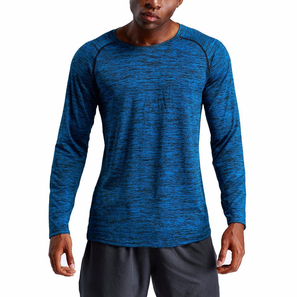 

Men s Quick-Dry Long-Sleeve Running and Training T-Shirt XXXL темно-синього кольору