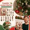 Acrylic Advent Calendar with Pendant Ornaments for Christmas Countdown