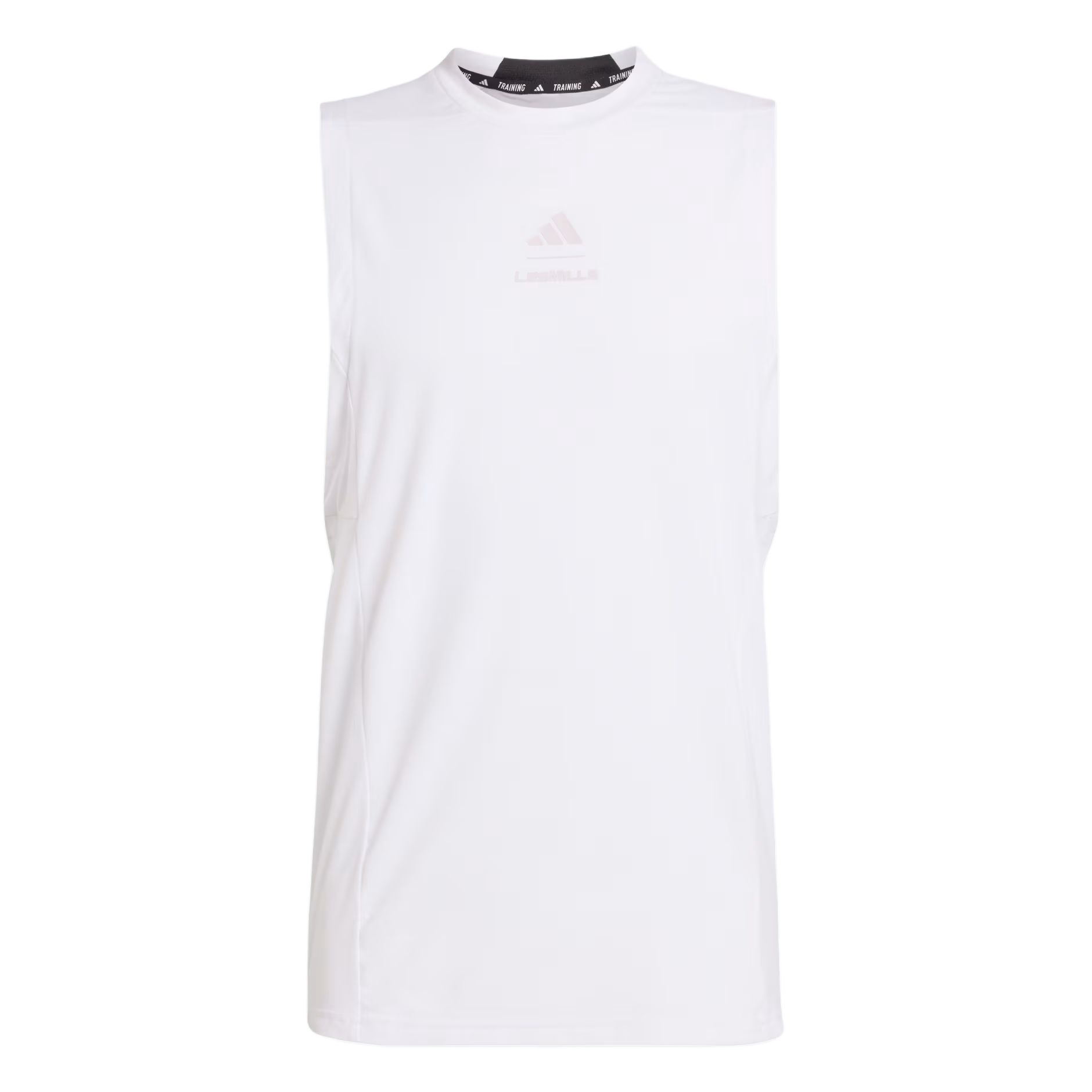 Adidas Мужская футболка без рукавов Les Mills с круглым вырезом, приталенная, с логотипом, топ KS5926 S