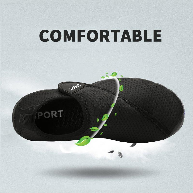 Unisex Barefoot Aqua Shoes Men Women Light Beach Water Shoes Quick Dry Upstream Swim Sandals for Fitness Yoga River Surfing
