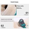 Furry Winter Vest for Dog Apparel Thick Fleece Coat for Puppy Cats Small Dogs Holiday Party Streetwear Outfits