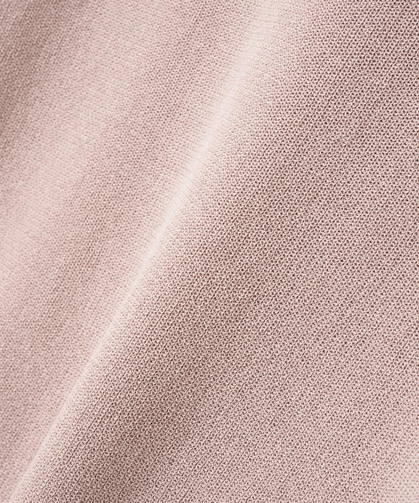 KNITTED Coolever Pk Short Sleeve Knit Tee Pink