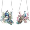 2pcs Animal 2D Flat DIY Diamond Painting Set Rhinestone Diamond Art Window Pendants Diamond Art Pendant Wall Door Decoration