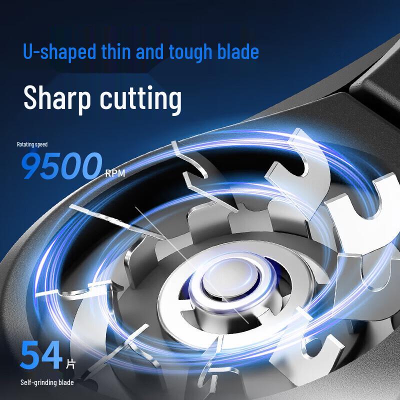 AUX Portable 3-Blade Rotary Electric Shaver CN plug (adapter included)