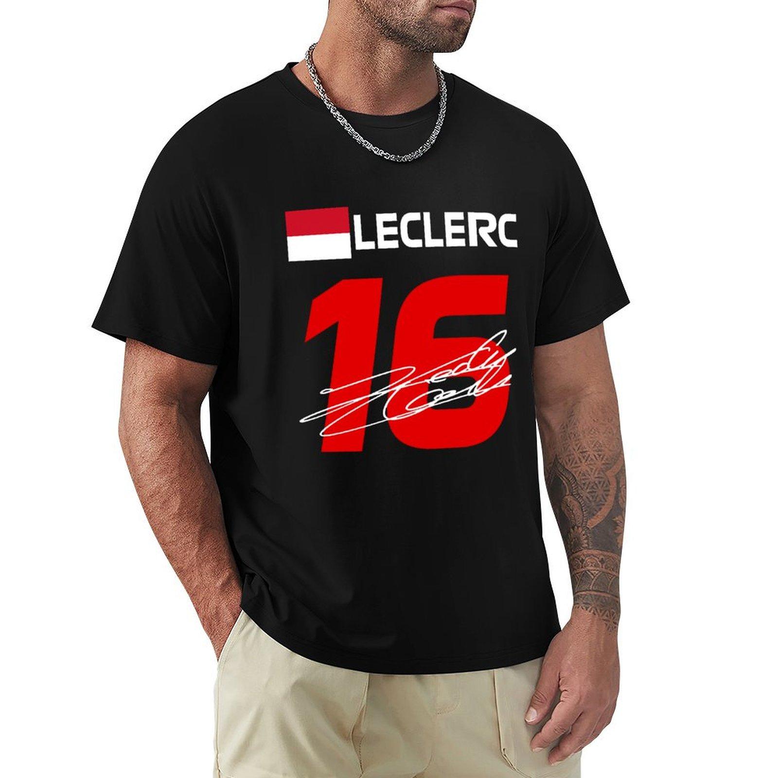 

LECLERC 16 F1 2022 TShirt anime custom shirt anime tshirt mens graphic tshirts hip hop 4XL