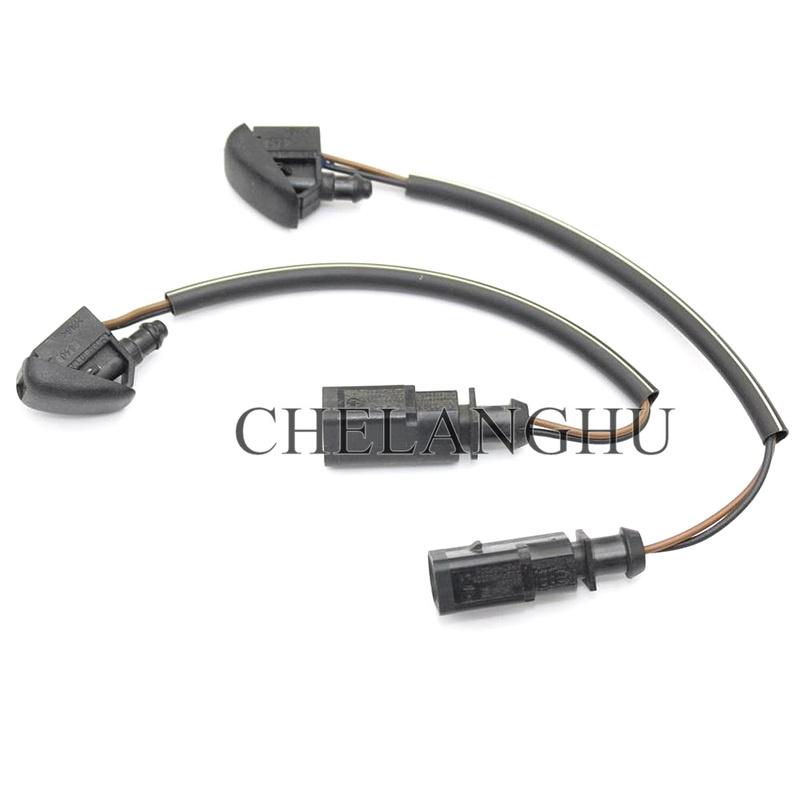 2 шт. Для Skoda Fabia 2000 2001 2002 2003 2004 2005 2006 2007 2008 2009 -2015 Обогреваемые форсунки омывателя лобового стекла форсунки омывателя окна