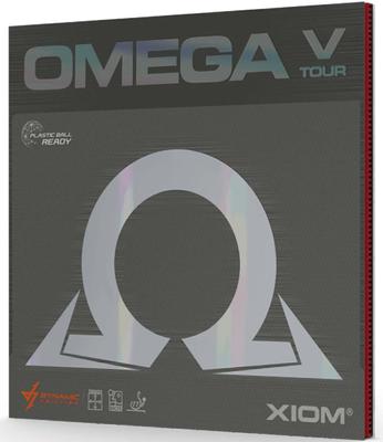XIOM Table Tennis Rubber Soft Back Omega 5 Tour DF Red 10211 2.0