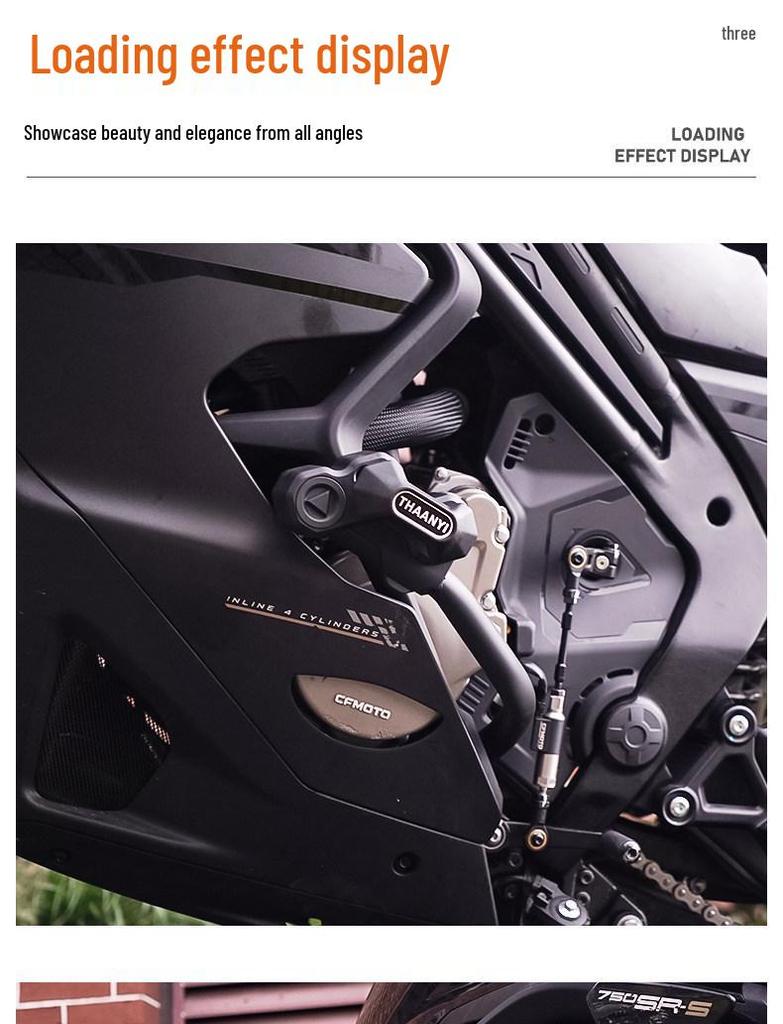 Chunfeng 750SR Racing Lever Spring Bumper Guard for Anti-fall Protection
