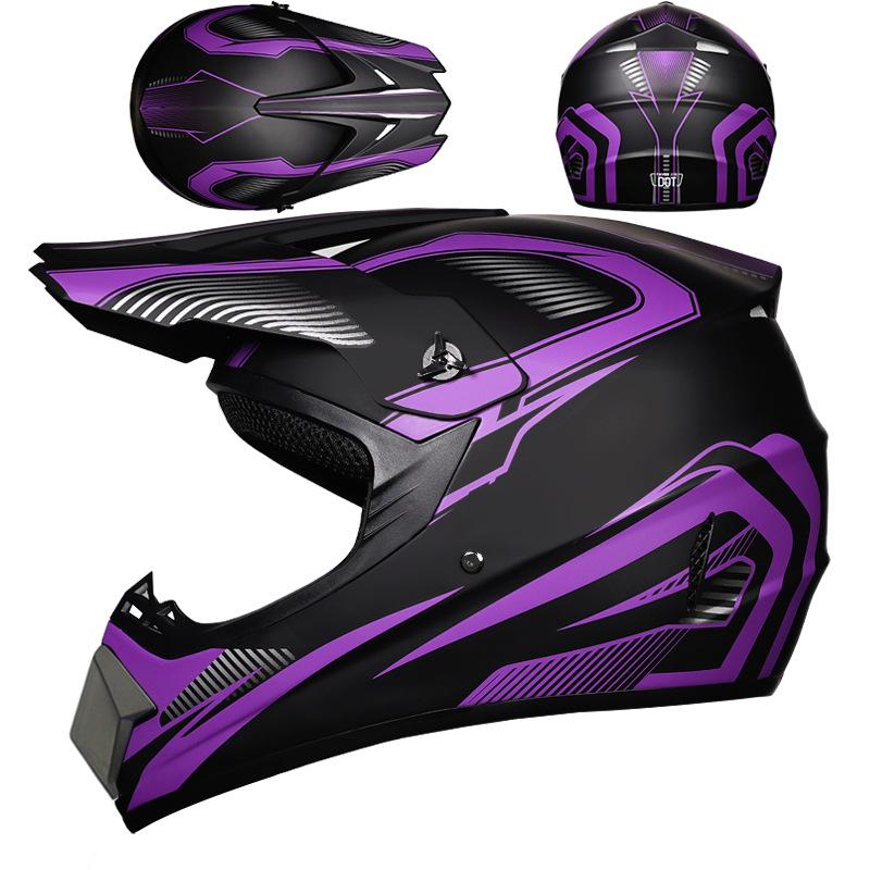 Four Seasons Motorcycle Off-road Helmet for Men and Women, Electric Bike Helmet, Mountain Bike Off-road Helmet, Racing Speed Descent Pedal