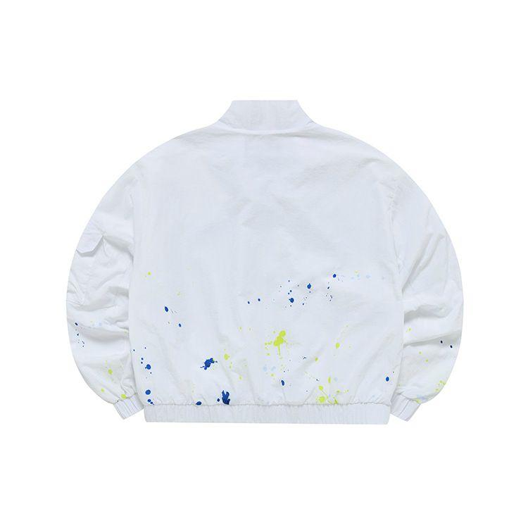 Fila Fusion Ink Splash Loose Woven Jacket Women Jackets White T11W235702F-WT