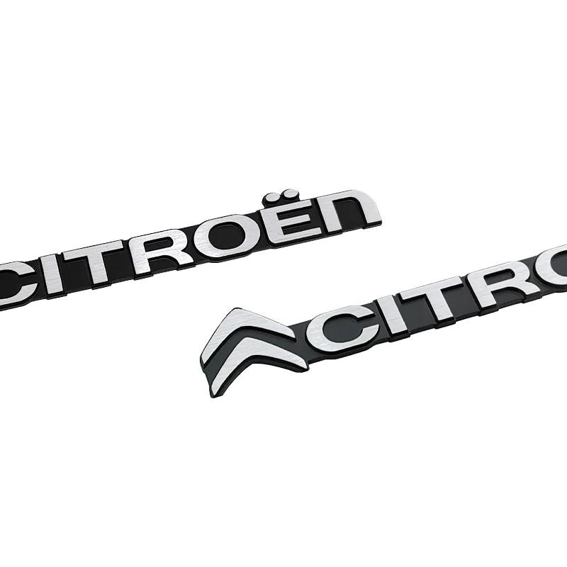 Autocollant Emblème Latéral d'Aile de Voiture pour Citroen C4 C3 C5 C1 DS3 DS5 DS4 Jumper Xsara C-Elysee Picasso Nemo Style Badge de Coffre Arrière