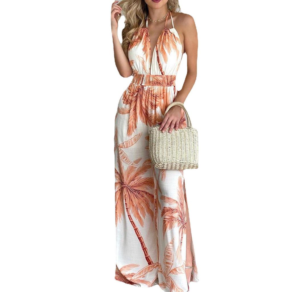 Europäischer & Amerikanischer Damen-Träger-Jumpsuit mit weitem Bein - Lässige Frühjahrs-/Sommerkleidung 2026