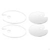 2 Pack Acrylic Paint Palettes, Painting Supplies, Art Tray, Palette Accessories for Beginners