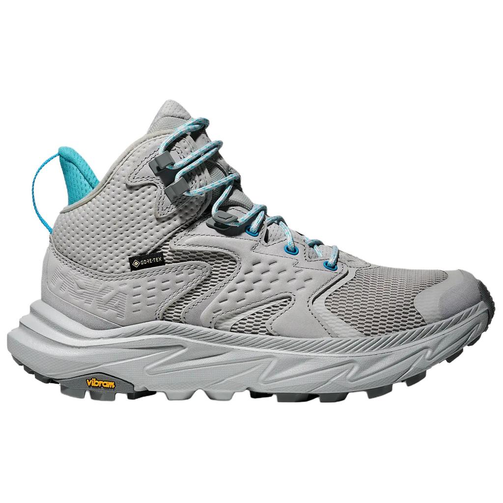 HOKA One One Anacapa 2 Gtx Comfortable Fitting Durable Mid-Top Hiking Shoes Women Hiking Shoes Gray 1142831-STRDS
