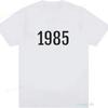 Limited Edition1985 Classic TShirts Unisex Women Short Sleeve Shirt Casual Loose Letter Graphic Round Neck Birthday Gift Tops