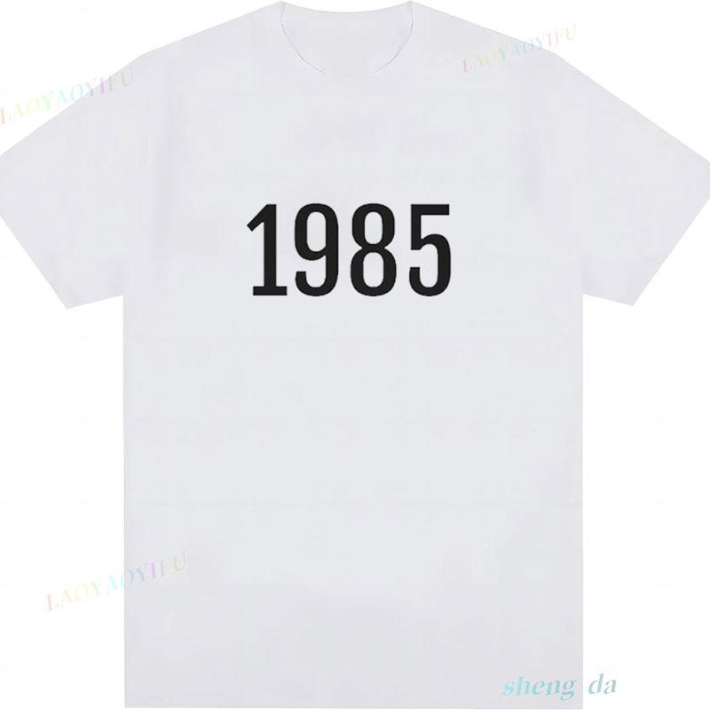 

Limited Edition1985 Classic TShirts Unisex Women Short Sleeve Shirt Casual Loose Letter Graphic Round Neck Birthday Gift Tops 4XL