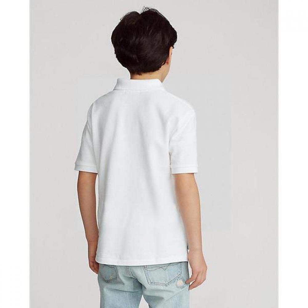 Polo Kids Boys Iconic Mesh Polo Shirt Cwpokniyn820136100
