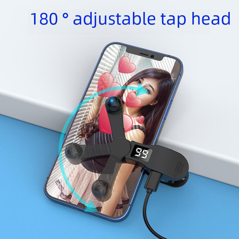 Portable Wired Mini Screen Clicker with Auto Click and Fixed Clip