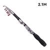 1.0m-2.3m Telescopic Fishing Rod Super Short Mini Glass Fishing Rod Portable Bass Bait Casting Rod for Outdoor Fishing Wholesale