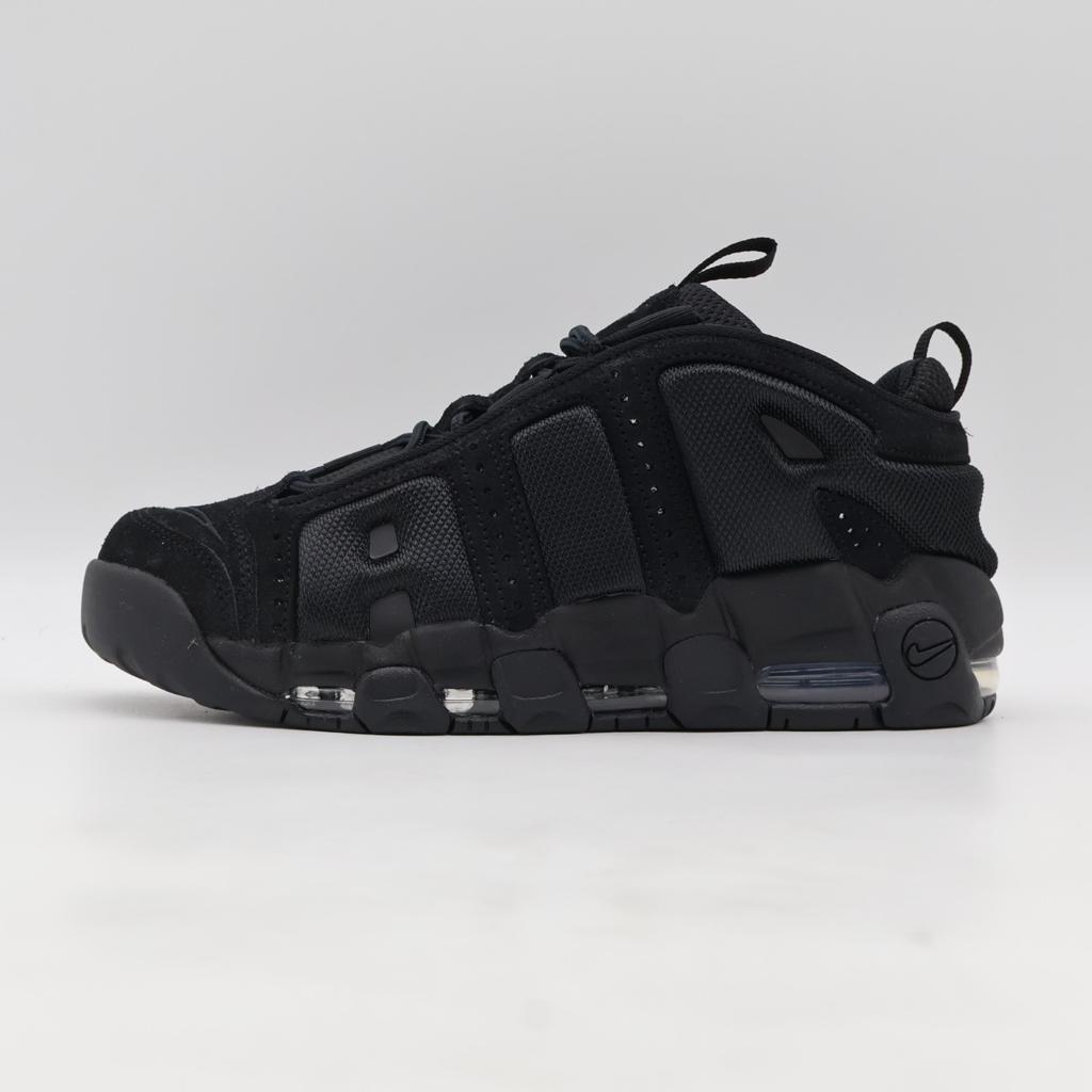 IM6649-001 Nike Air More Uptempo Low Triple Black (Men's)