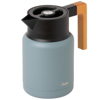 Rivers Thermo Insulated Thermos To Wide Keeps Hot and Tabletop Ash Jug, Quito, (Easy Clean, Mouth, Cold), 1200ml, Thermos, Blue, A_JG001BL