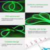 30M Outdoor RGB Neon Lights 24V Flexible Waterproof Silicone Neon Rope Light Gaming Home Decor DIY Wall Led Neon Strip Lights