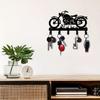 Multifunctional Metal Key Holder Wall Mounted Organizer for Kitchen Bathroom Entryway