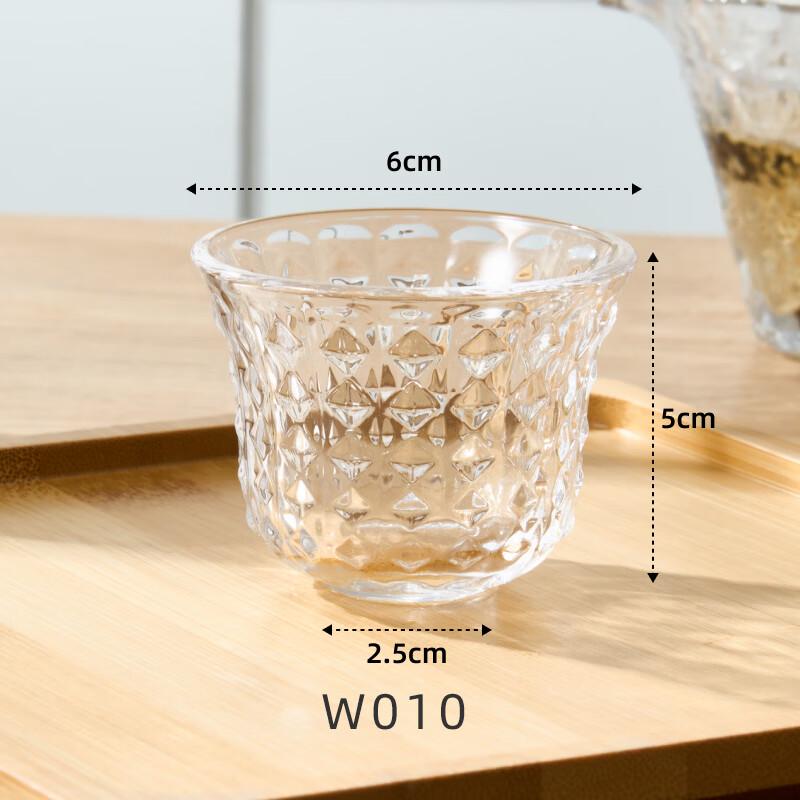 ZISIZ Japanese Style Heat-Resistant Glass Small Teacup