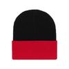 AC Milan Official Adult Black hat with red headband and logo MI2142 Black