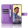 For Realme C55 4G PU Leather Wallet Case Stand Diamond Texture Magnetic Closure Shockproof Flip Cover