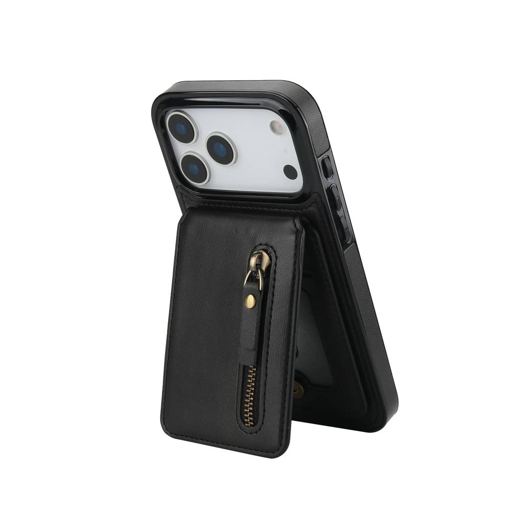 Magnetic 2-in-1 Detachable Wallet Case for iPhone 17 Pro Max/Air/17 Pro, Flip Kickstand Cover with Card Holder for Women Men