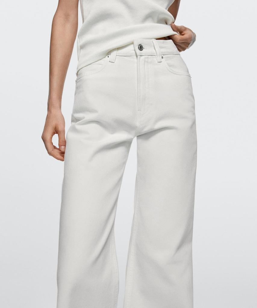 Masimodutti Bell-Bottom High-Waisted Jeans