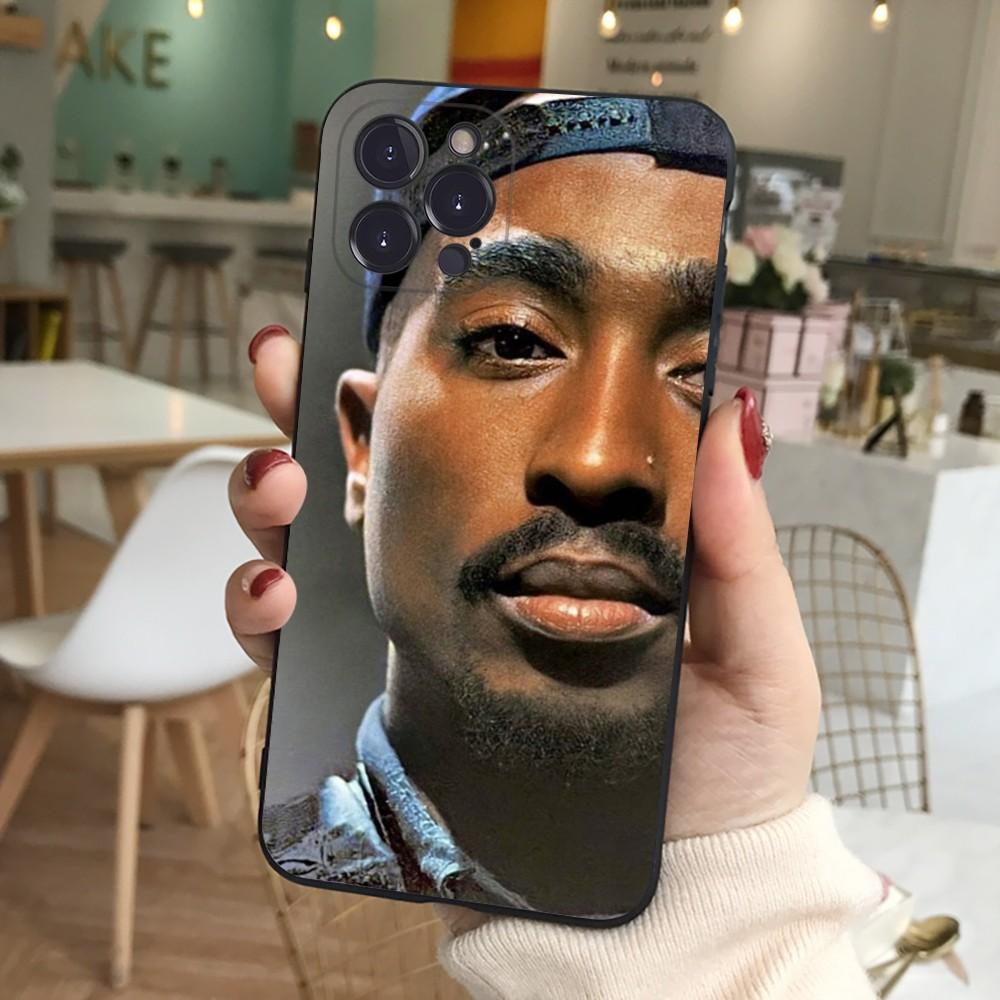2pac Singer Phone Case For iPhone 15 14 11 12 13 Mini Pro XS Max Cover 6 7 8 Plus X XR SE 2020 Funda Shell