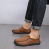 Handmade Genuine Leather Men's Casual Shoes Comfortable Moccasins Men Business Flats Shoes Driving Shoes