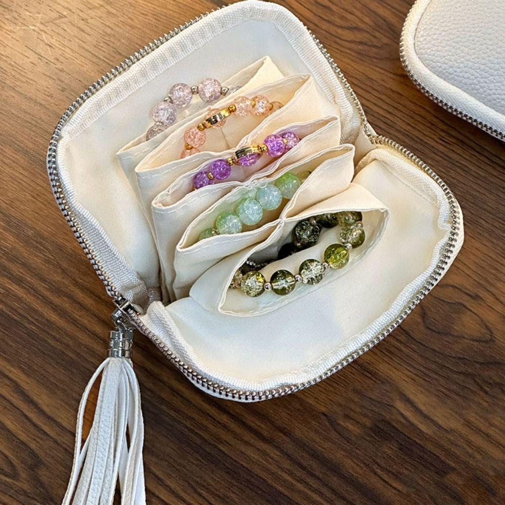 Pu Leather Jewelry Packing Bag Bracelet Jewelry Holder Box Fashion Jewelry Storage Case  Vacation
