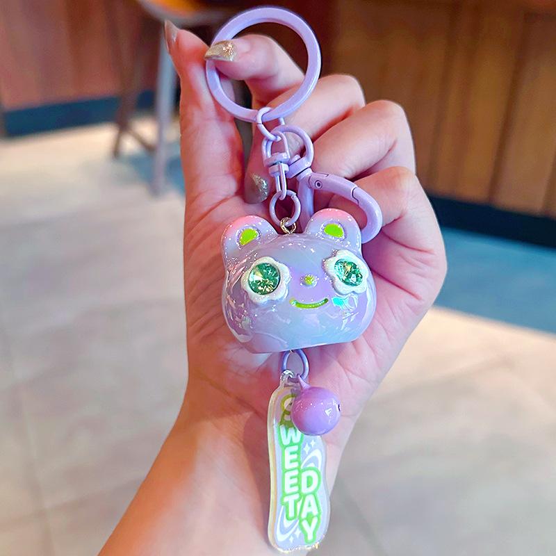 Millennium Galaxy Cat Wind Chime Keychain Cute Girl Car Key Chain Pendant Exquisite Cute Bag Pendant