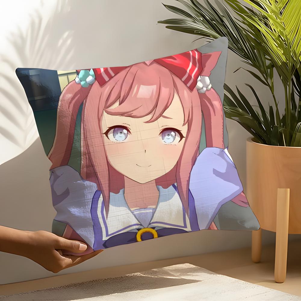 Uma Musume Agnes Digital Pillow Case Home Living Room Decoration Linen Pillow Cases Cushion Cover