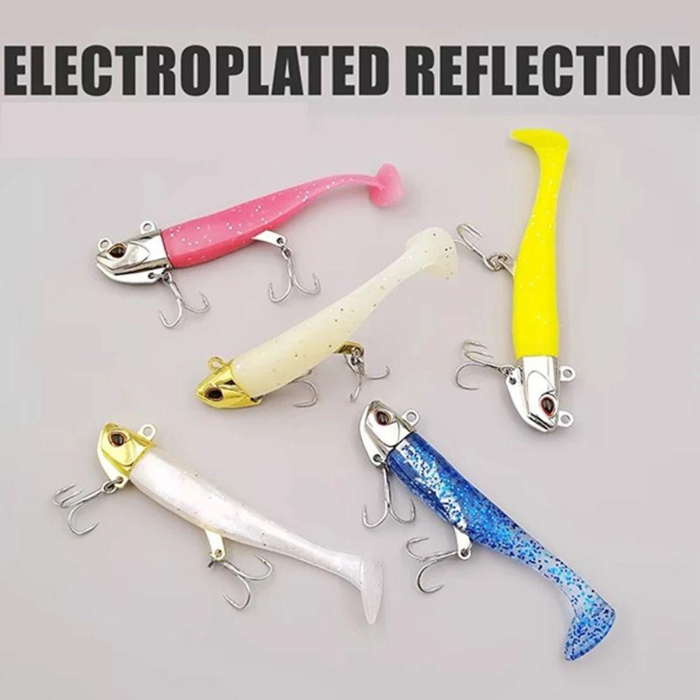 30g/108mm Artificial Soft Bait Mackerel Feathers Zinc Alloy Jig Head Lure  Lead Fishing Hook