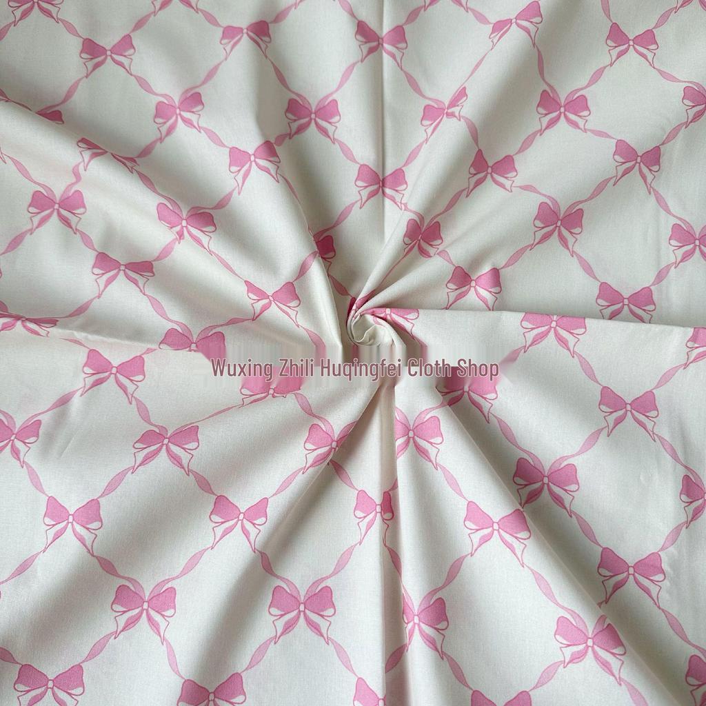 40-Count Cotton Floral Digital Print Fabric for Women's and Children's Clothing, Dresses, Homewear, and Handmade Bags