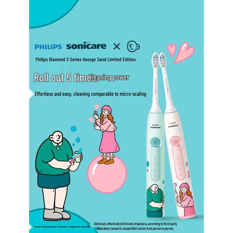 

Philips DiamondClean 3 Series Sonic Electric Toothbrush CN plug (adapter included)