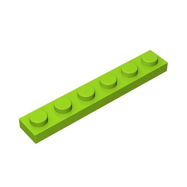 20Pcs MOC Parts 3666 Plate 1 X 6 Compatible Bricks DIY Assmble Building Blocks Particle Kid Puzzle Assmble Toy Gift