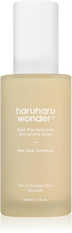 

HaruHaru Wonder Black Rice Hyaluronic Anti-wrinkle Serum 50 ml - Сироватка з чорним рисом і гіалуроновою кислотою проти зморшок