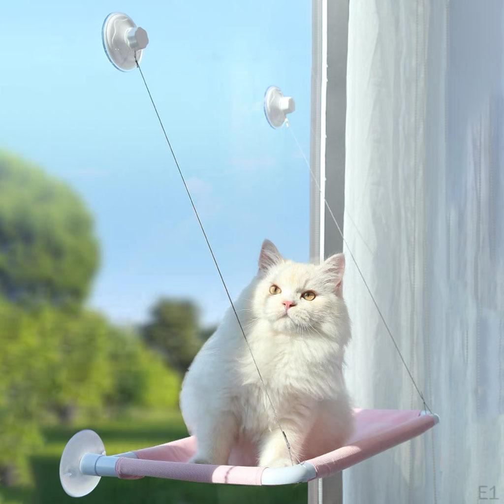 Cat Window Hammock Cup Suction Rest Seat Save Space Indoor Dog Play